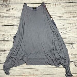 NWT Rude riders shark bite‎ sleeveless tunic top one size snake print